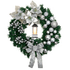 40cm Christmas Wreath with Lantern
