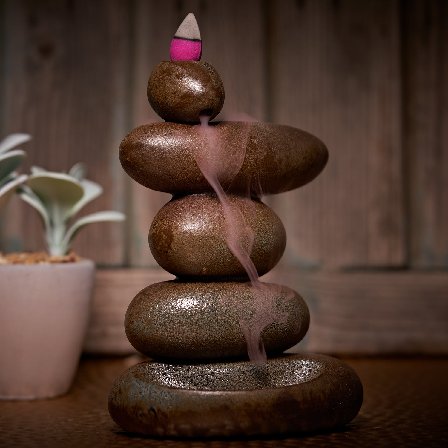 Handcrafted Ceramic Backflow Incense Burner