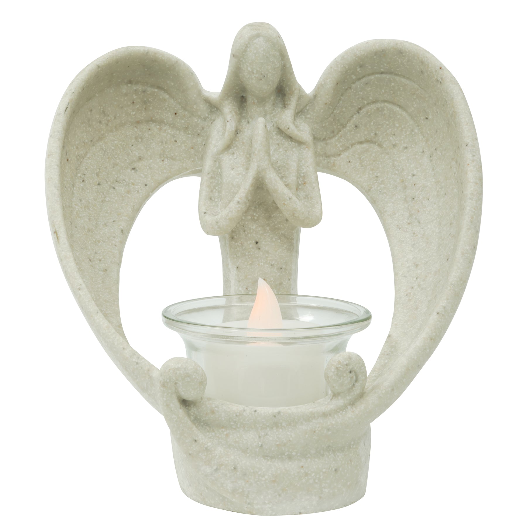 LED Angel Candle Holders