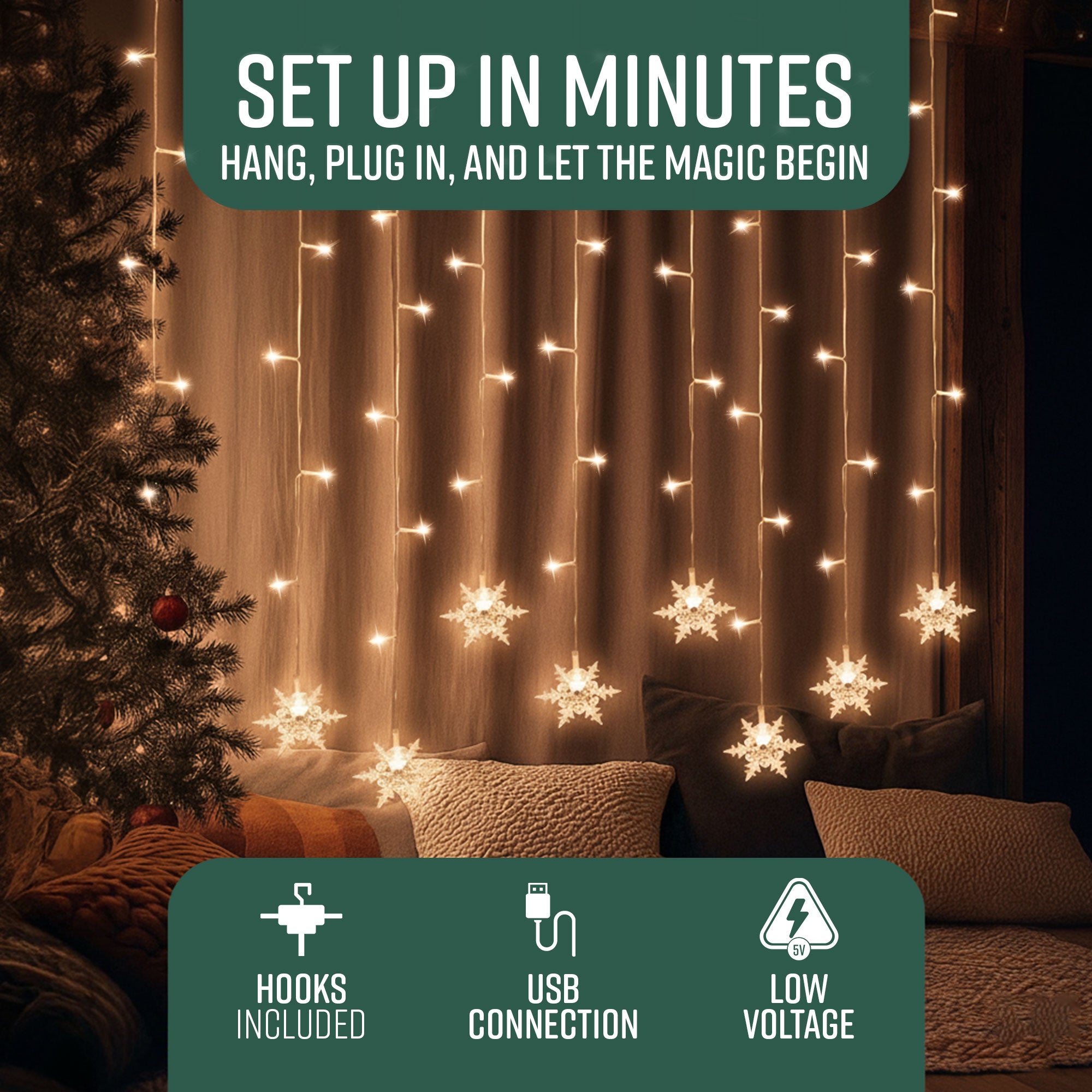 LED Window Curtain Lights