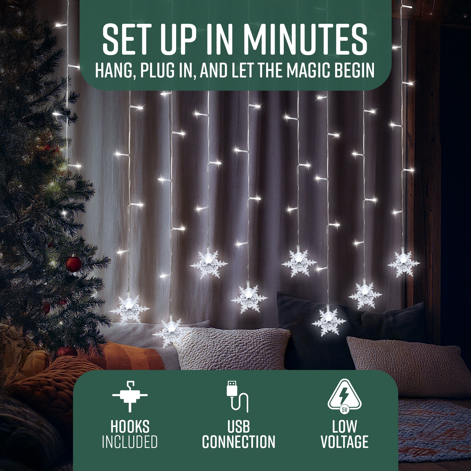 LED Window Curtain Lights