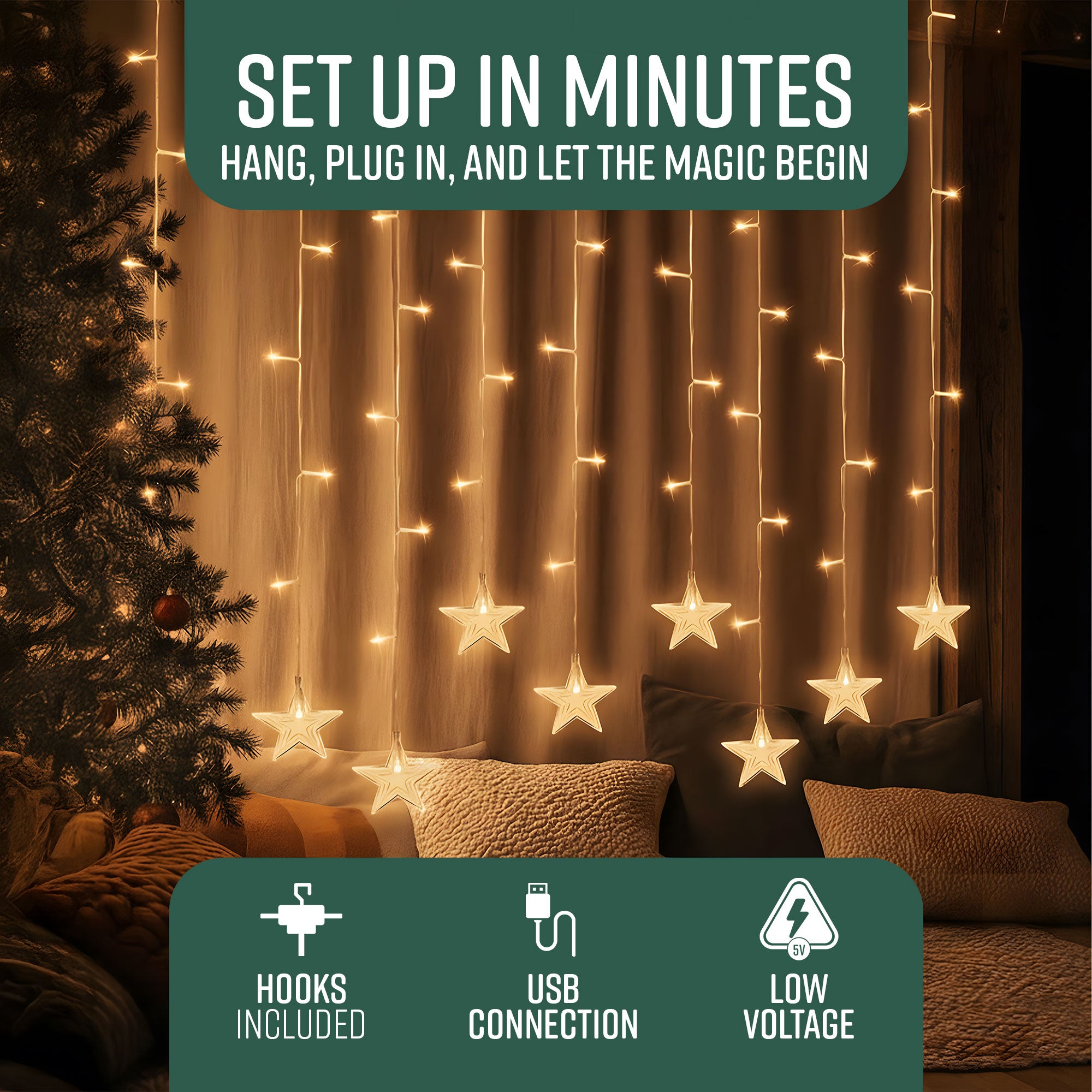 LED Window Curtain Lights