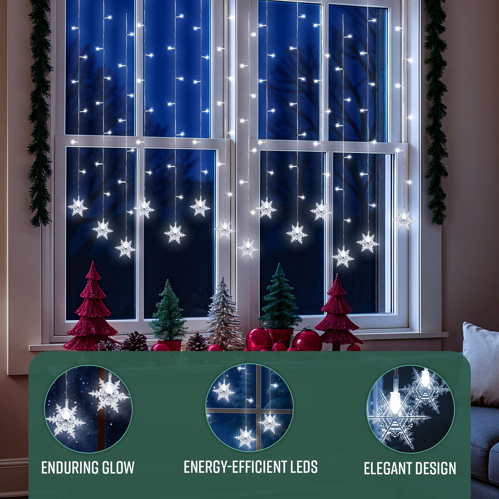 LED Window Curtain Lights