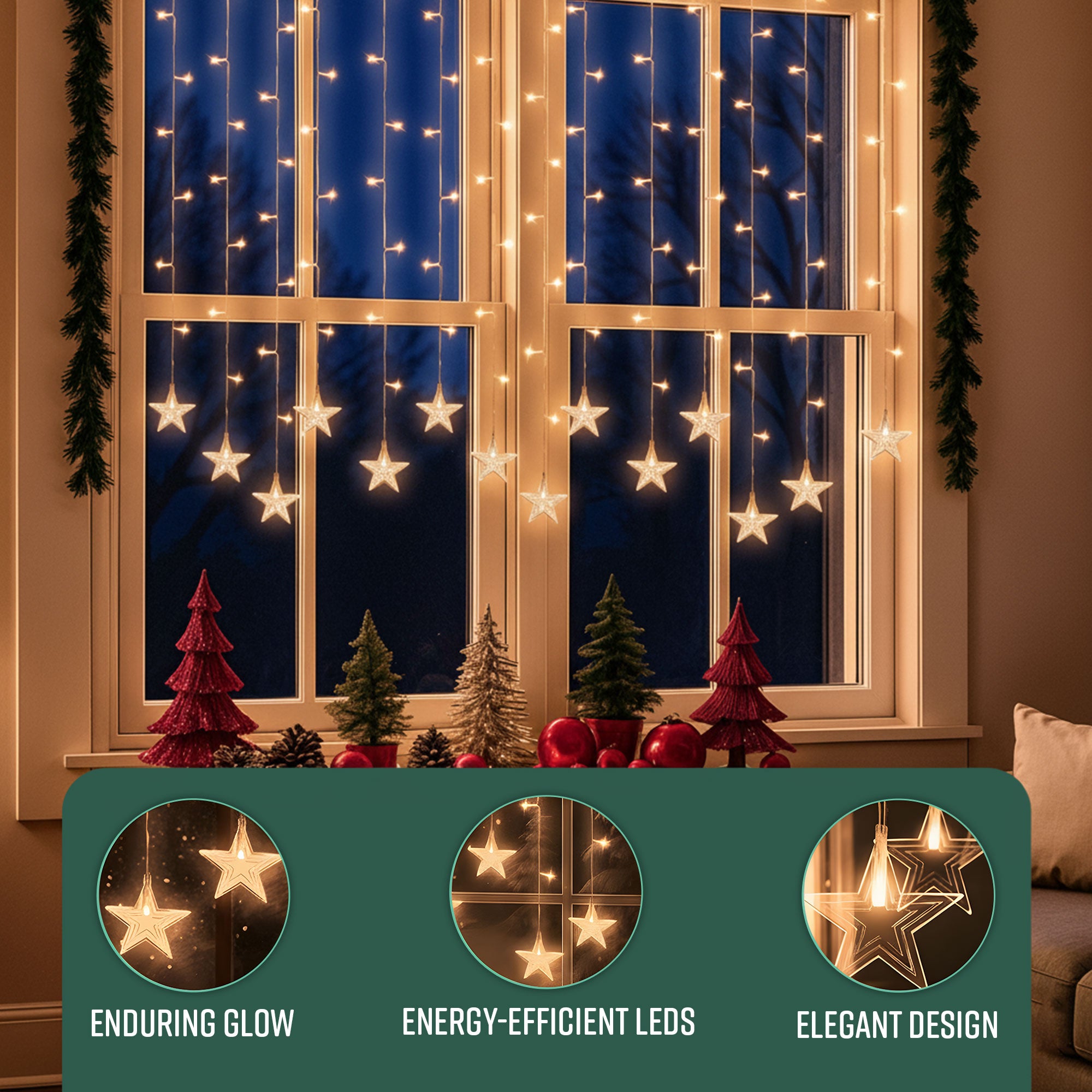 LED Window Curtain Lights