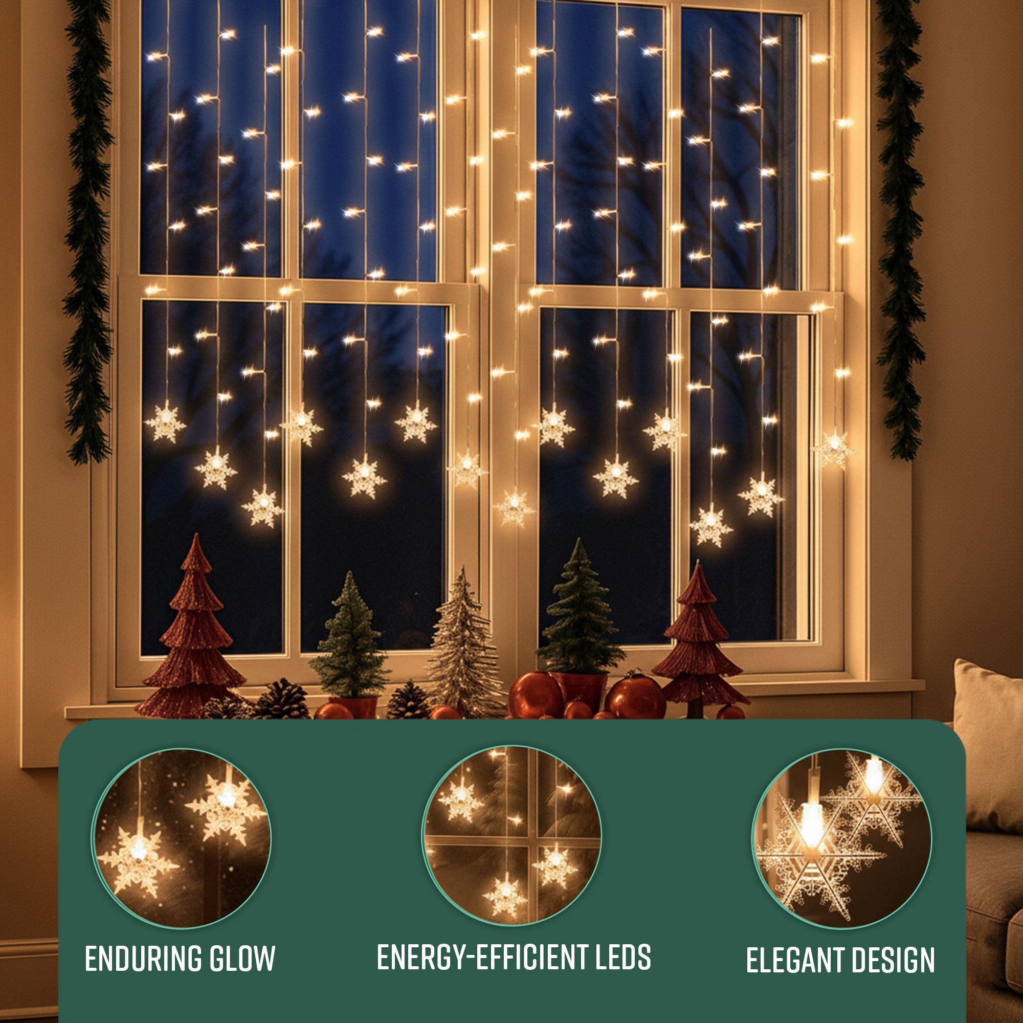 LED Window Curtain Lights