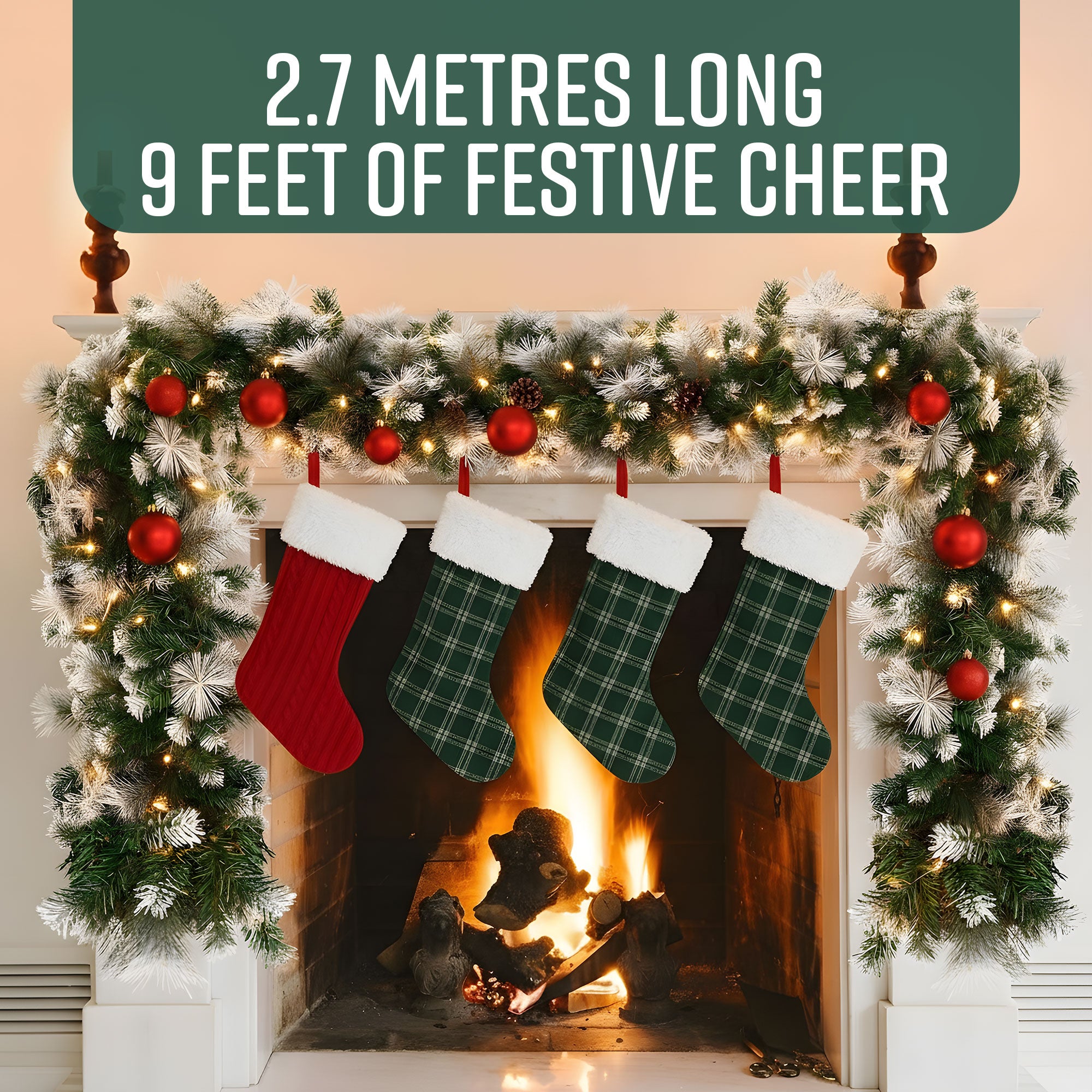 Victorian Pine Christmas Garland