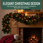 Victorian Pine Christmas Garland