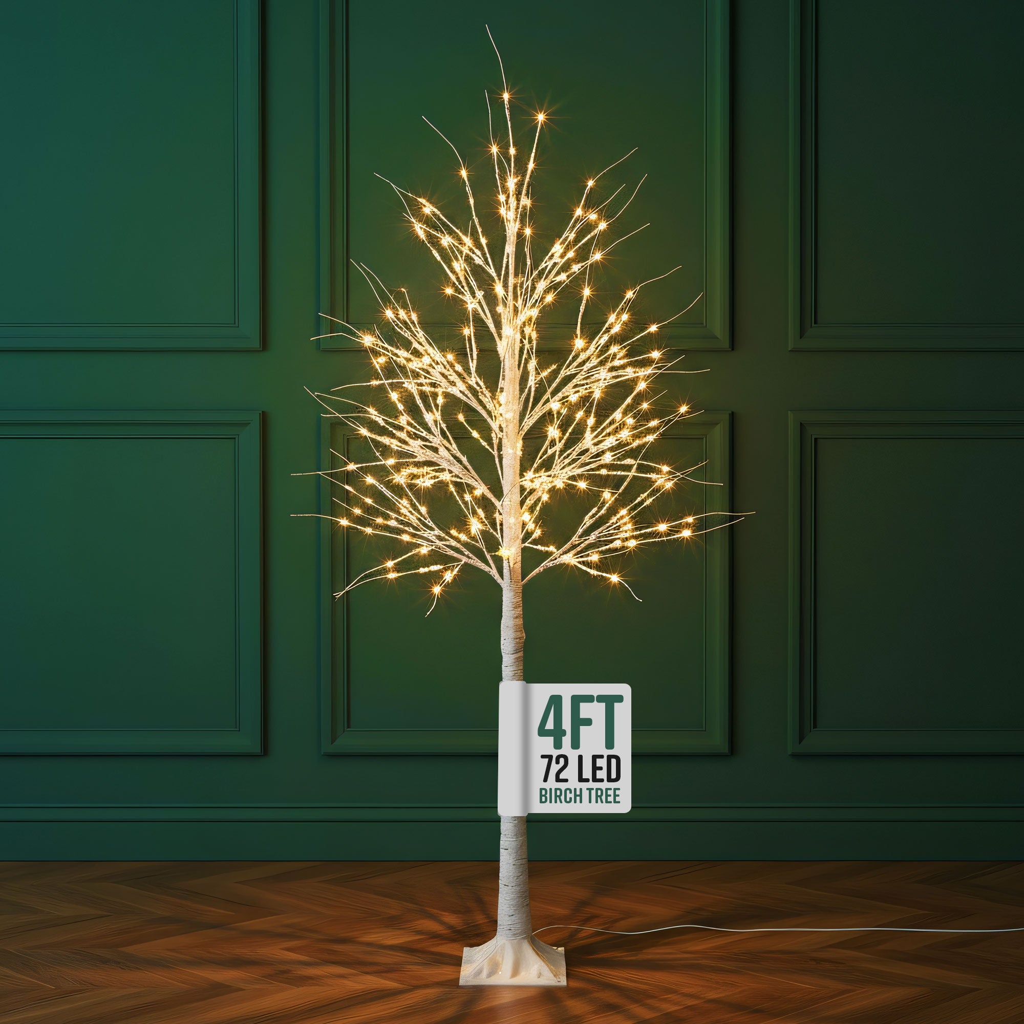 Pre-Lit White Birch Tree