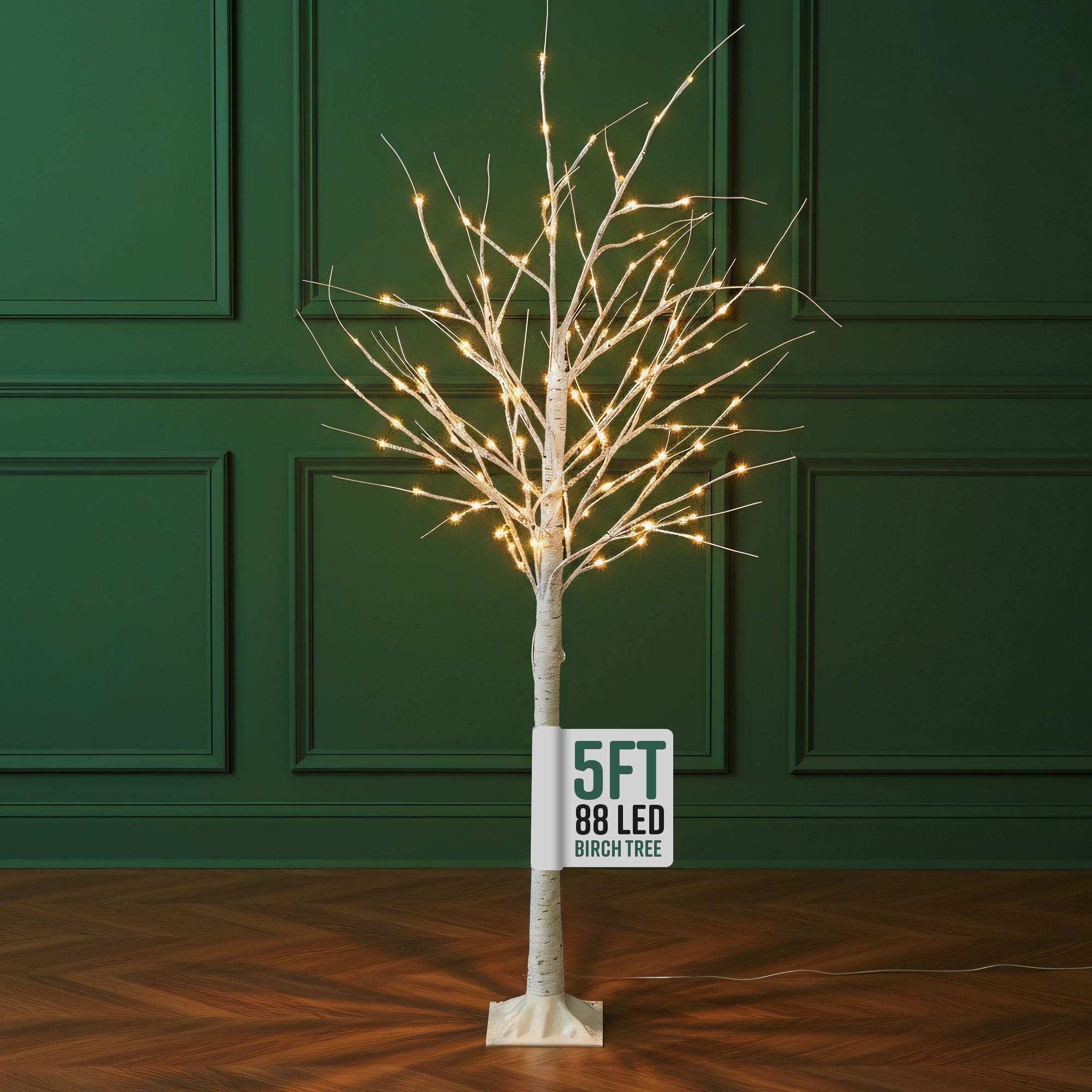 Pre-Lit White Birch Tree