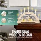 Cosy Village LED Candle Bridge