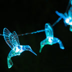 Hummingbird Solar String Lights