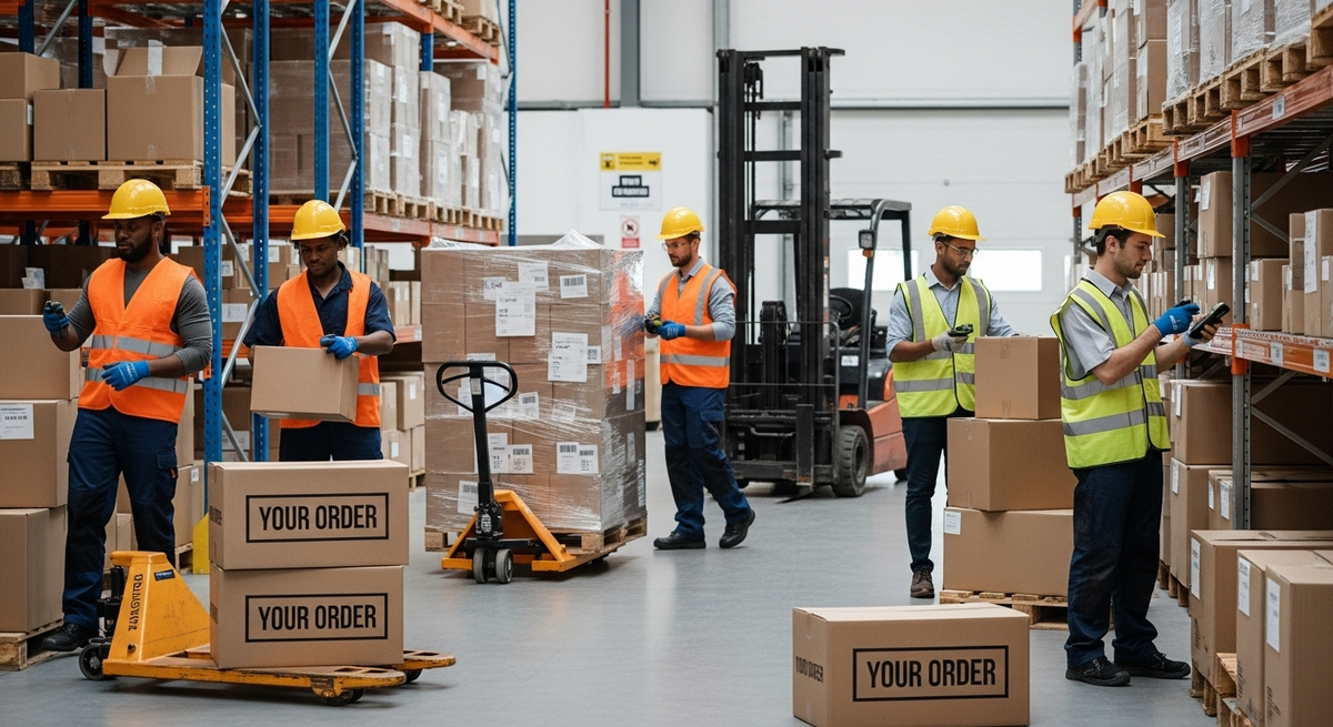 Calm home interior vignette