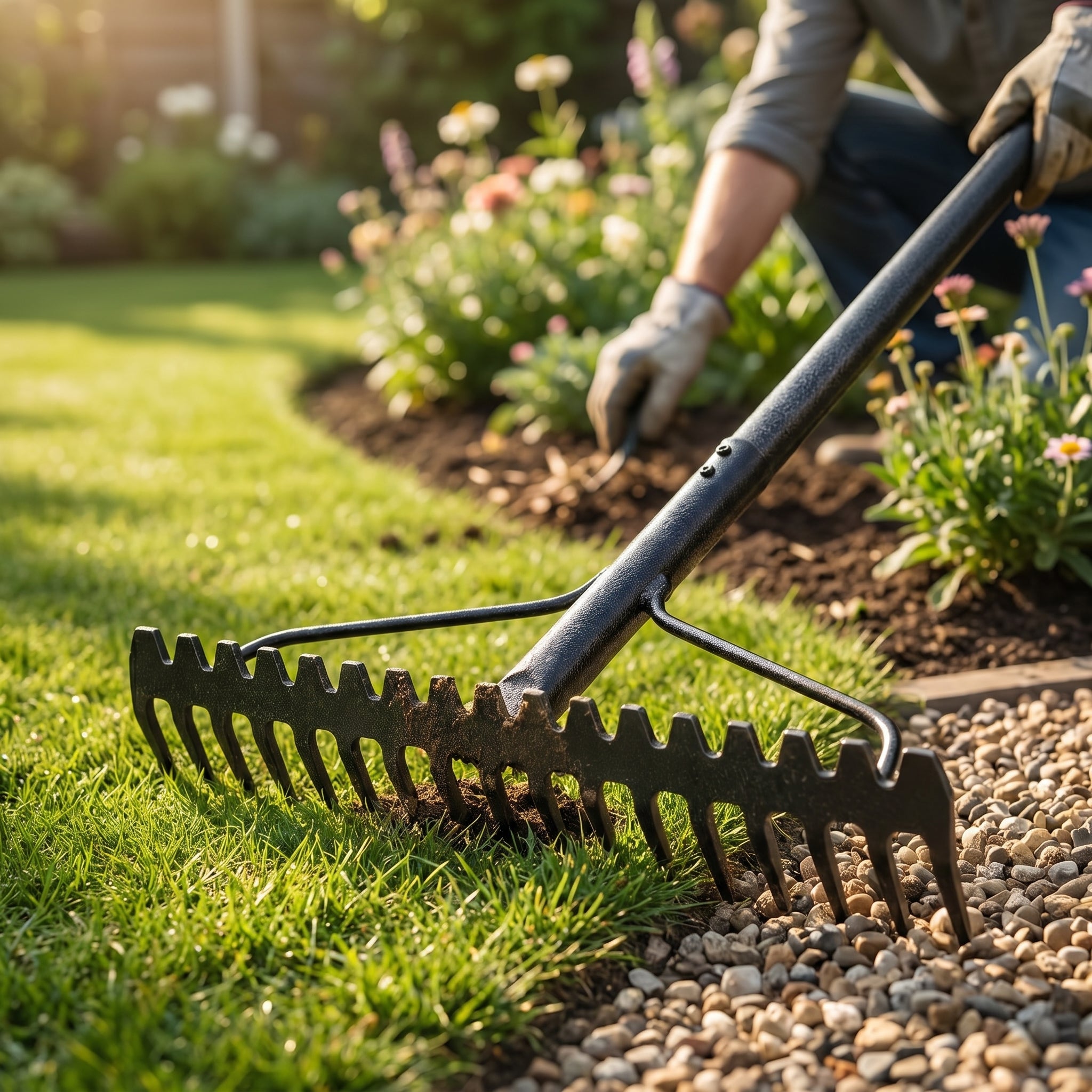 Heavy Duty 17-Tine Bow Rake