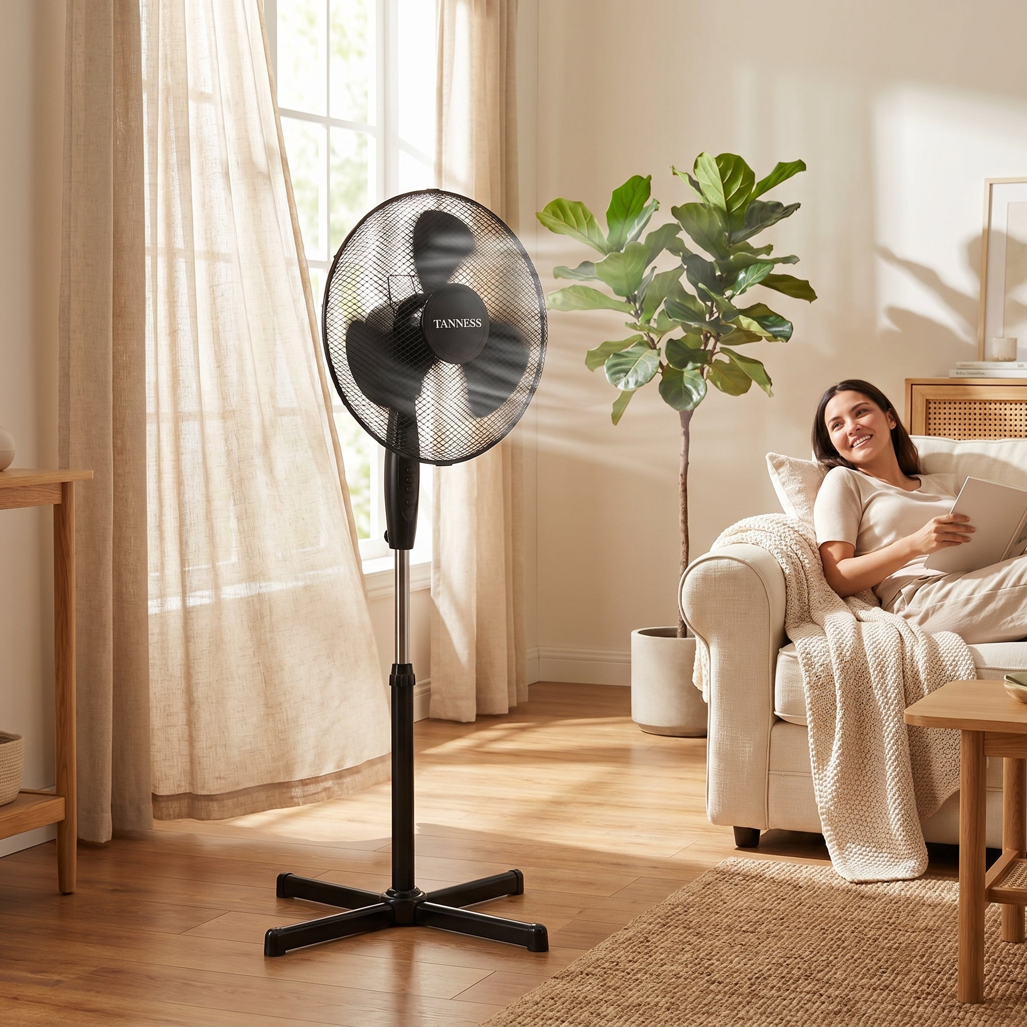 16 Oscillating Pedestal Fan