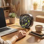 USB Desk Fan with 360° Rotation