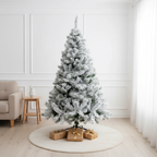 Snow Tipped Flocked Christmas Tree
