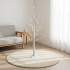 Pre-Lit White Birch Twig Tree