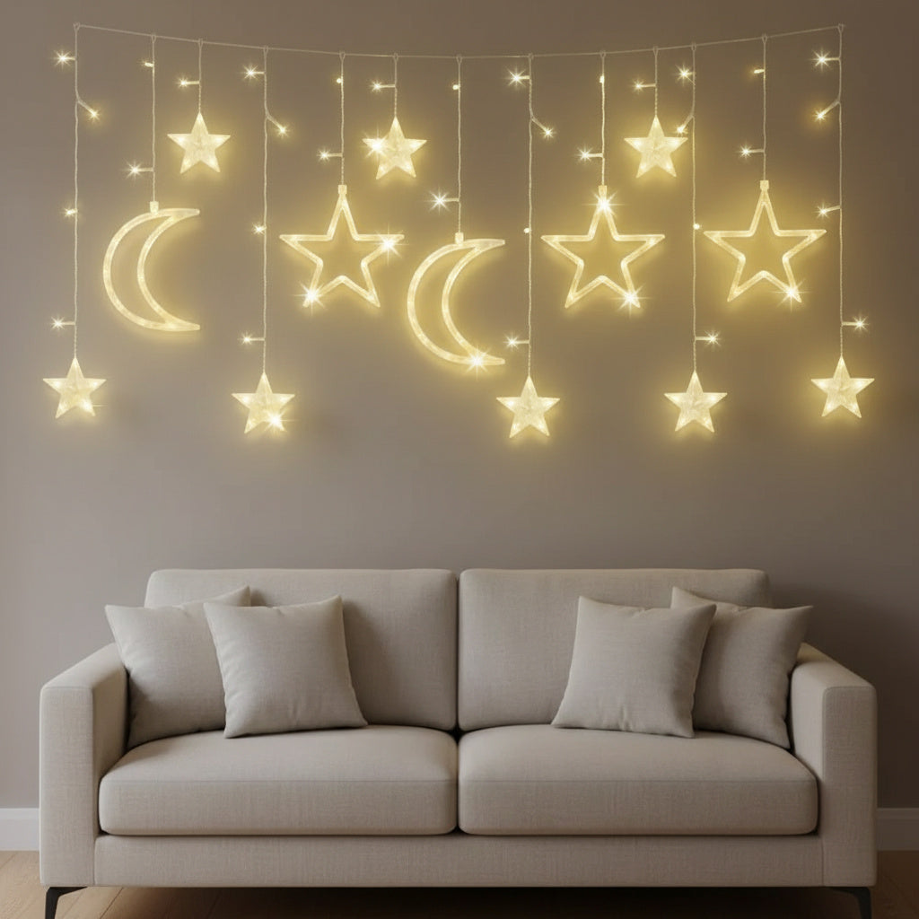 LED Stars Curtain Lights