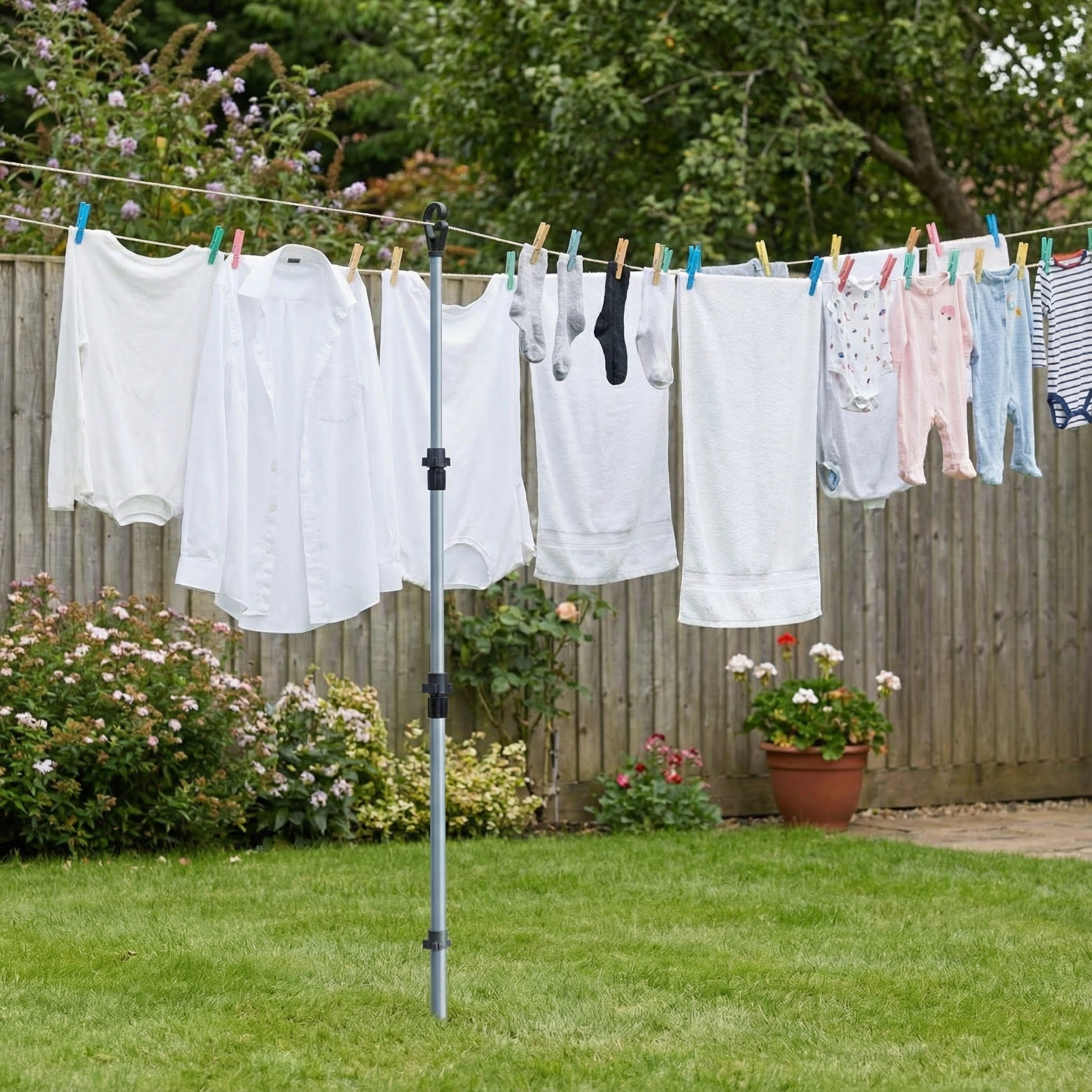 Telescopic Washing Line Pole