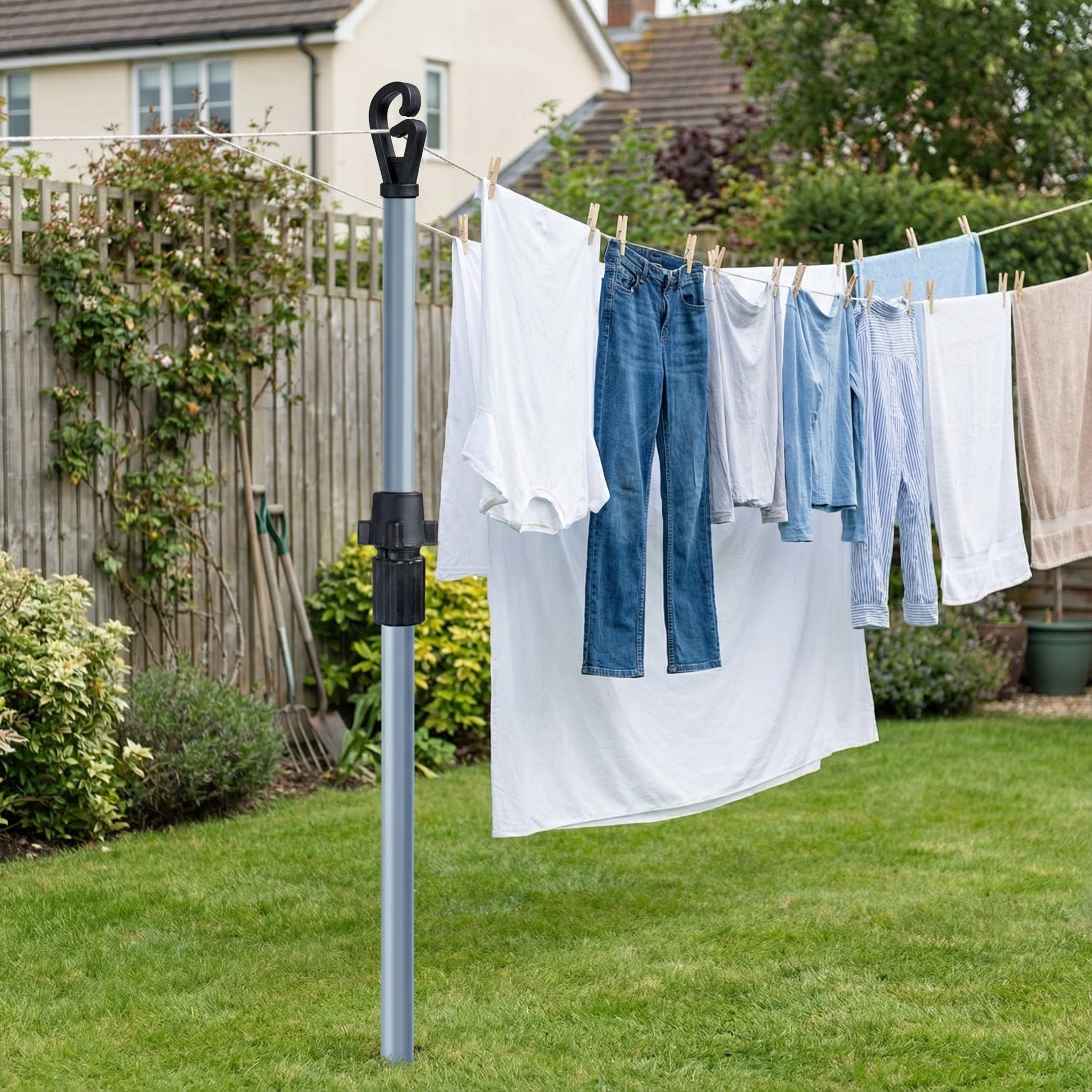 Telescopic Washing Line Pole