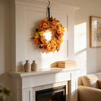 Pumpkin and Berry Wreath