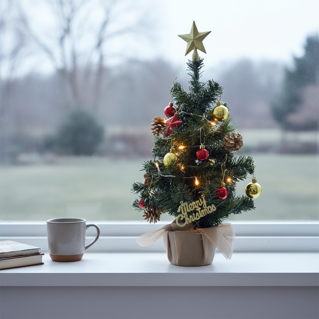 Pre Lit Mini Christmas Tree 45/60 CM