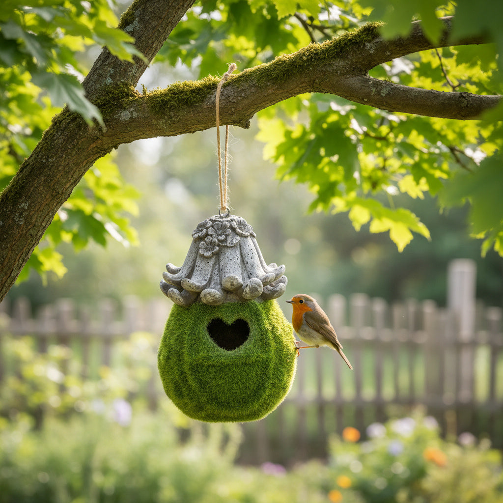 Hanging Acorn Bird Feeder