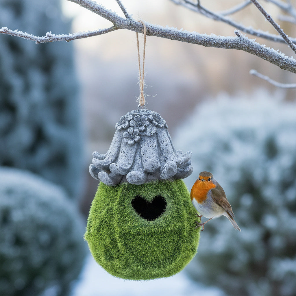 Hanging Acorn Bird Feeder