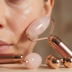 Electric Rose Quartz Face Roller