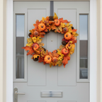 Pumpkin and Berry Wreath