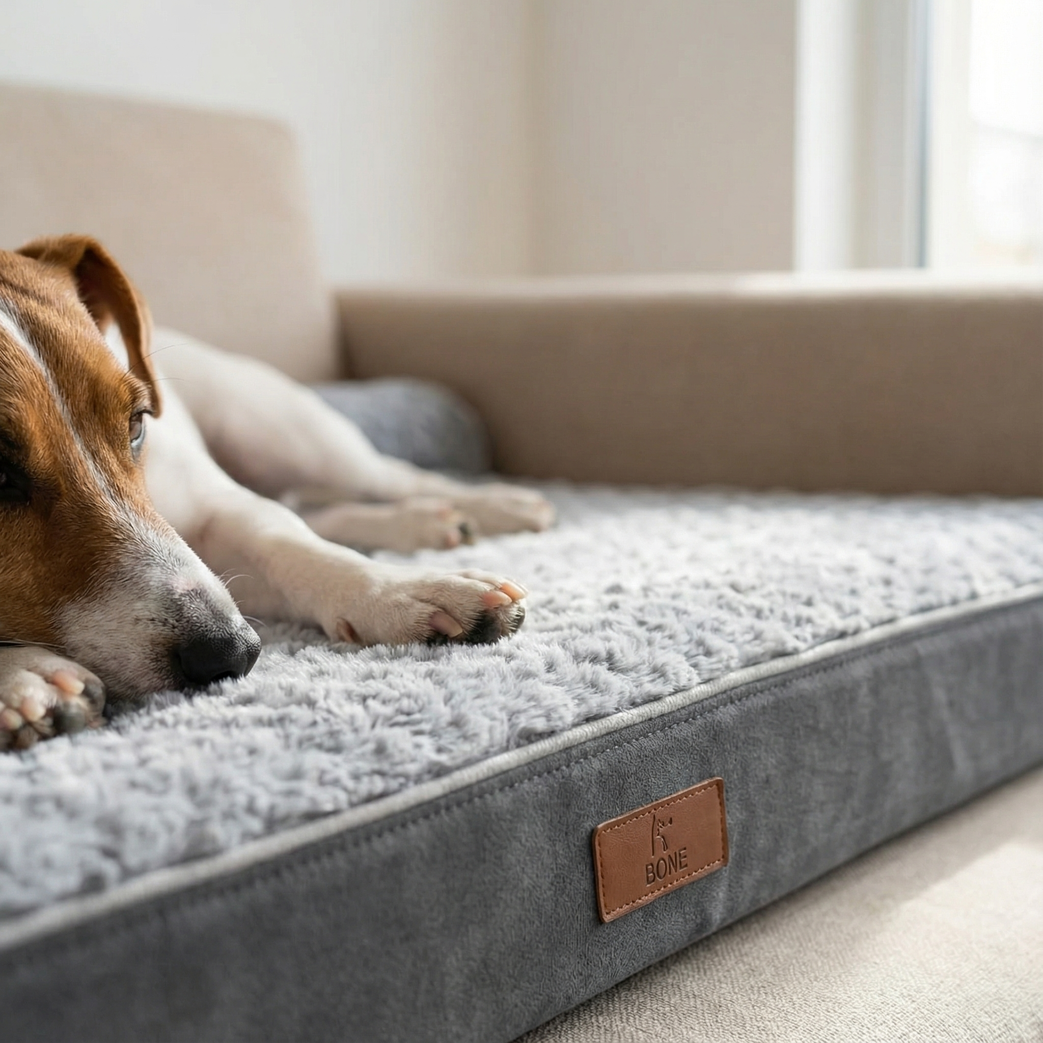 L Shaped Dog Bed