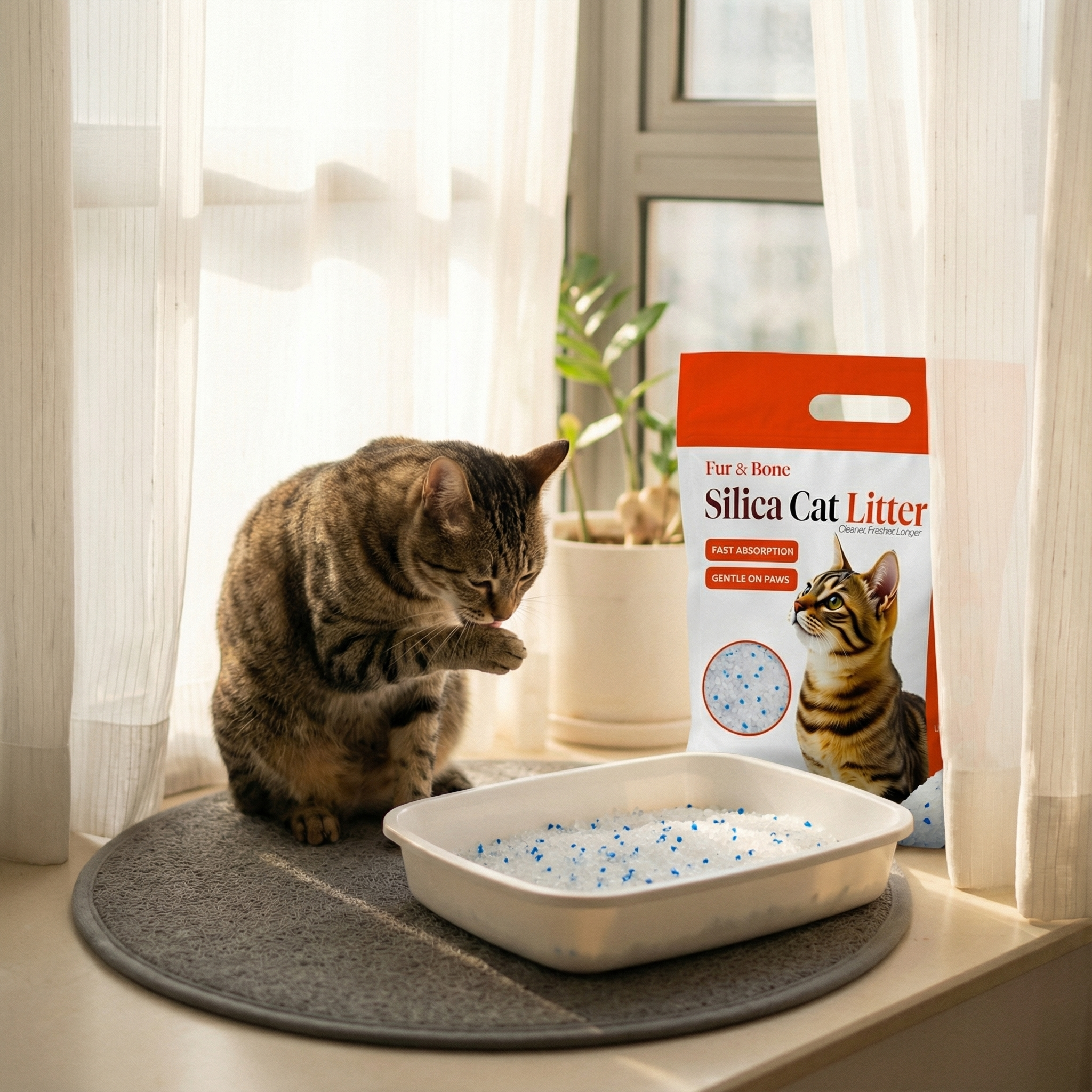 Ultra-Absorbent Silica Cat Litter