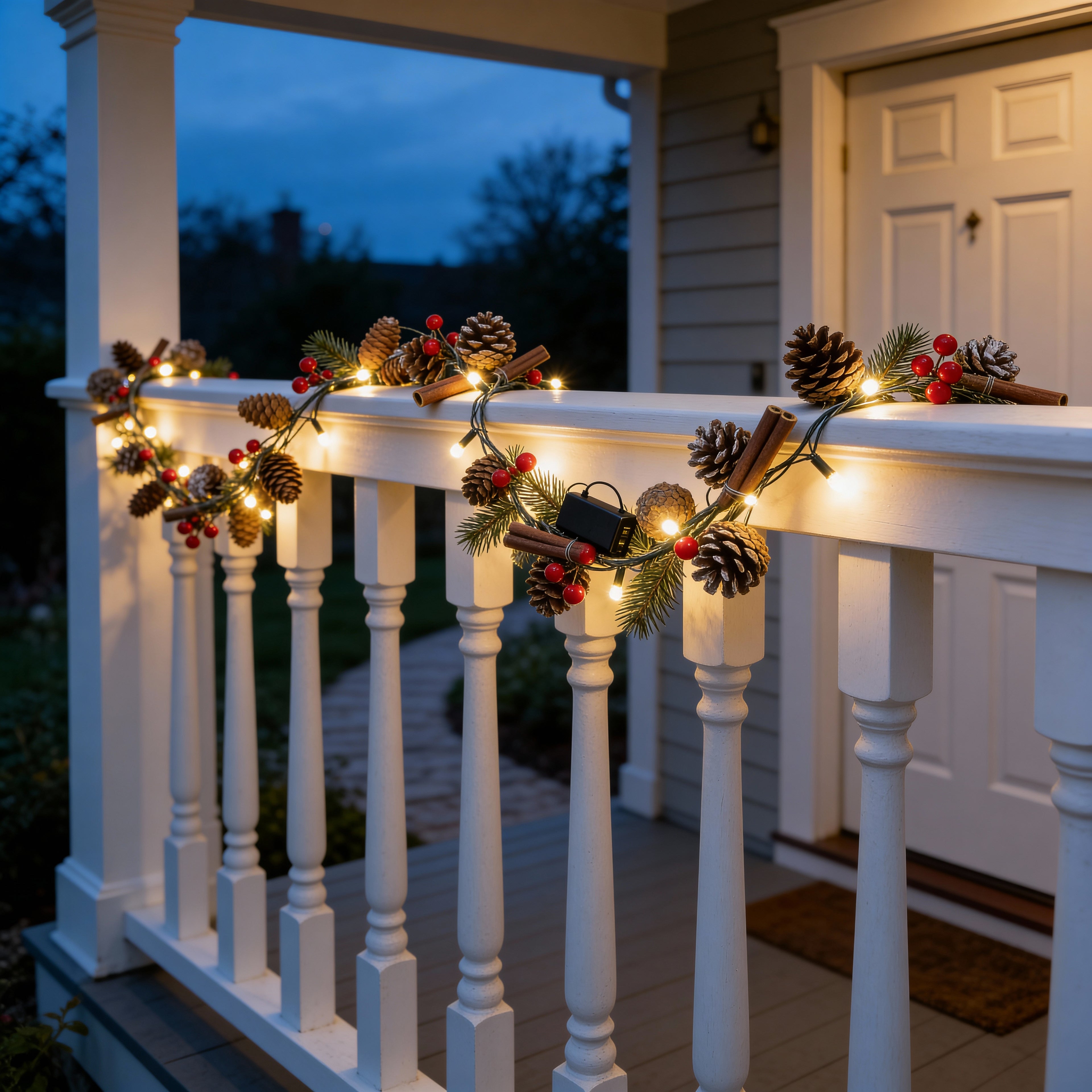1.5m Pre-Lit Christmas Garland
