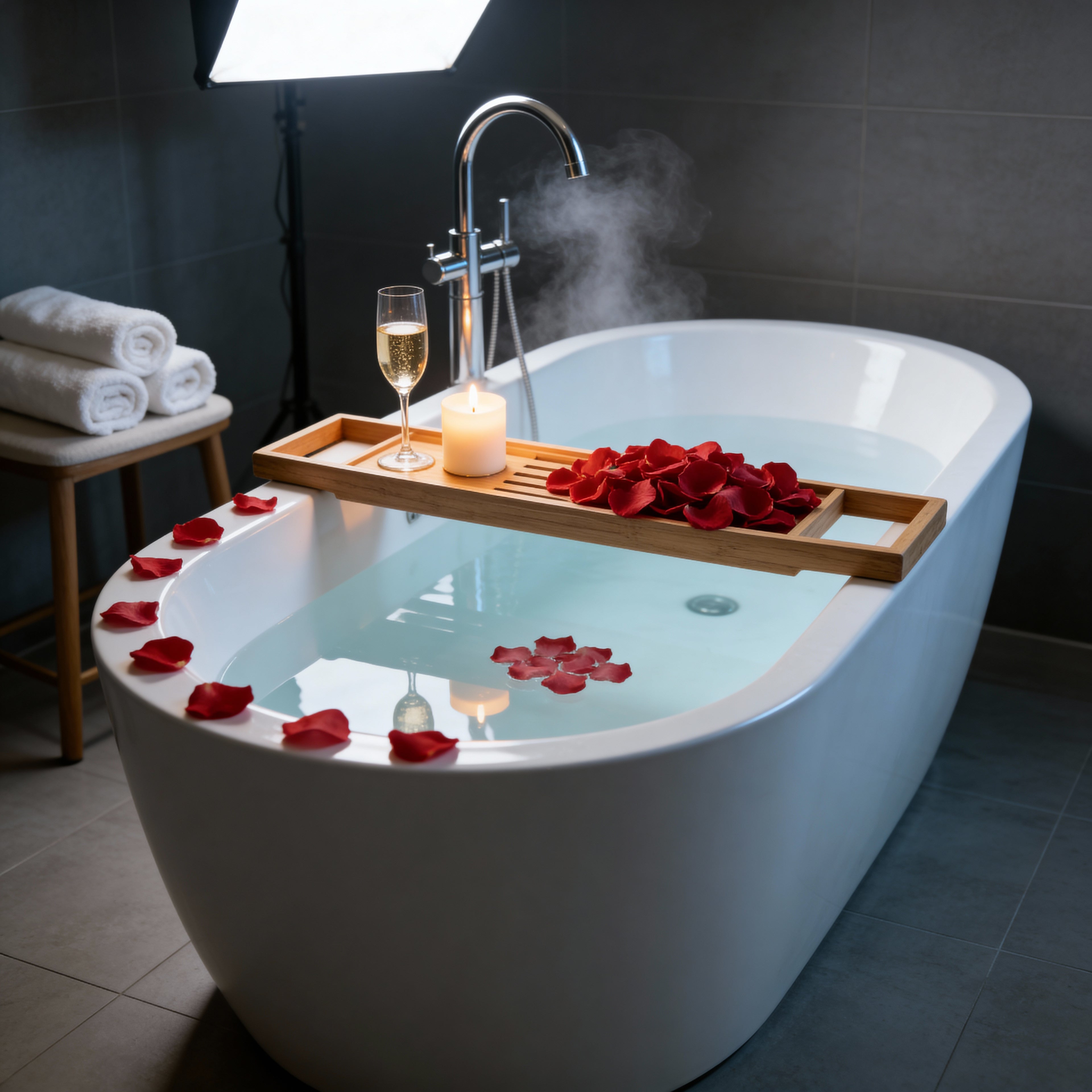 Realistic Decorative Rose Petals