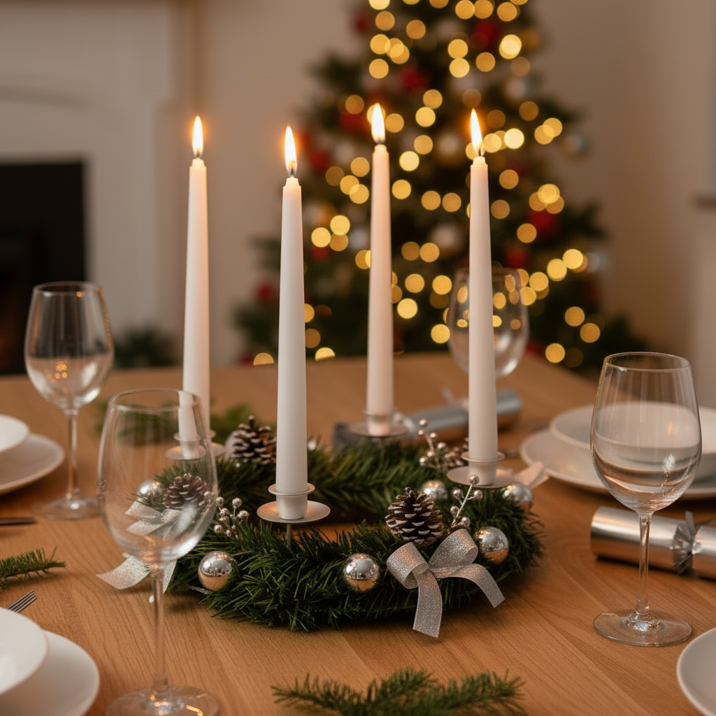 Traditional Advent Wreath Candle Holder