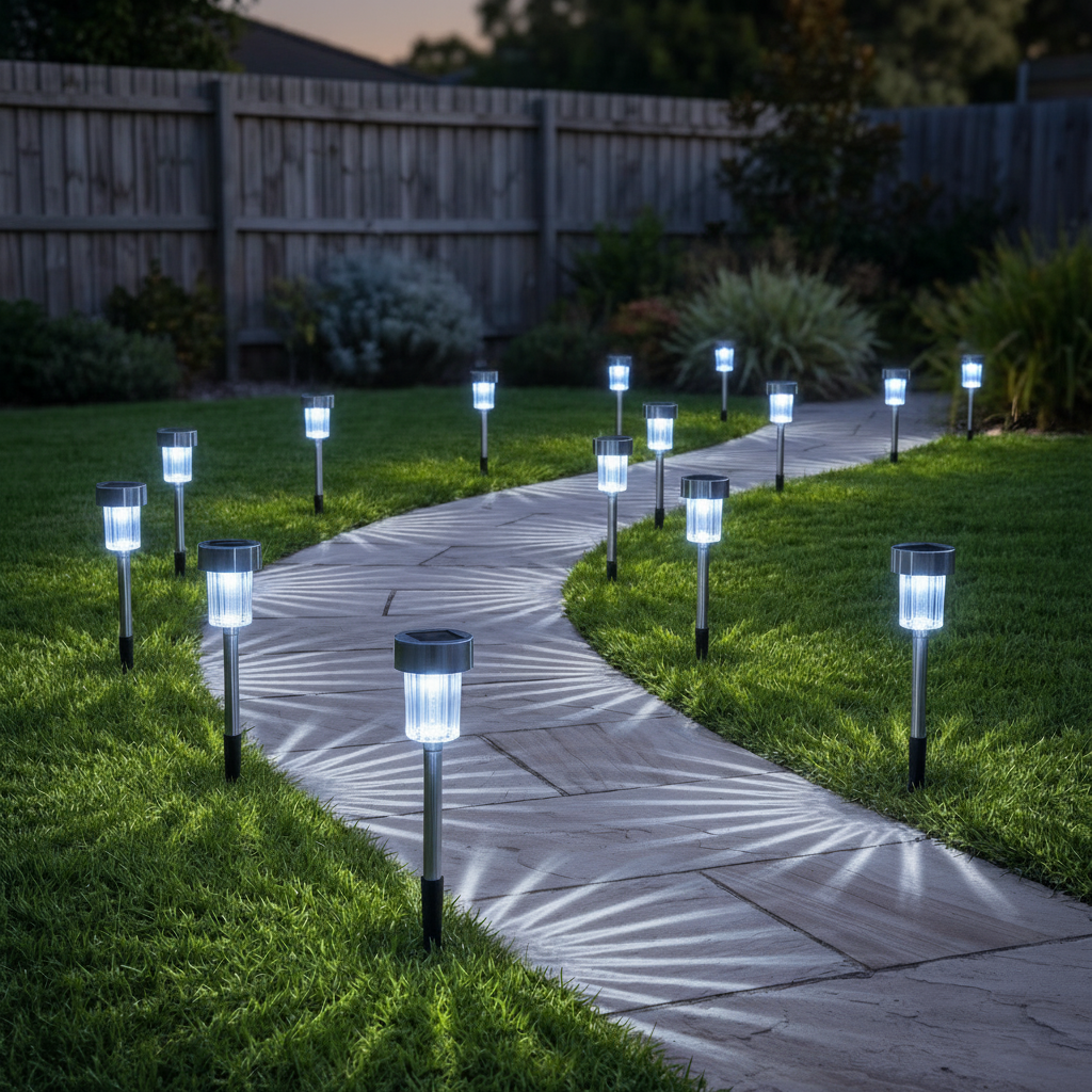 10 Solar Pathway Lights