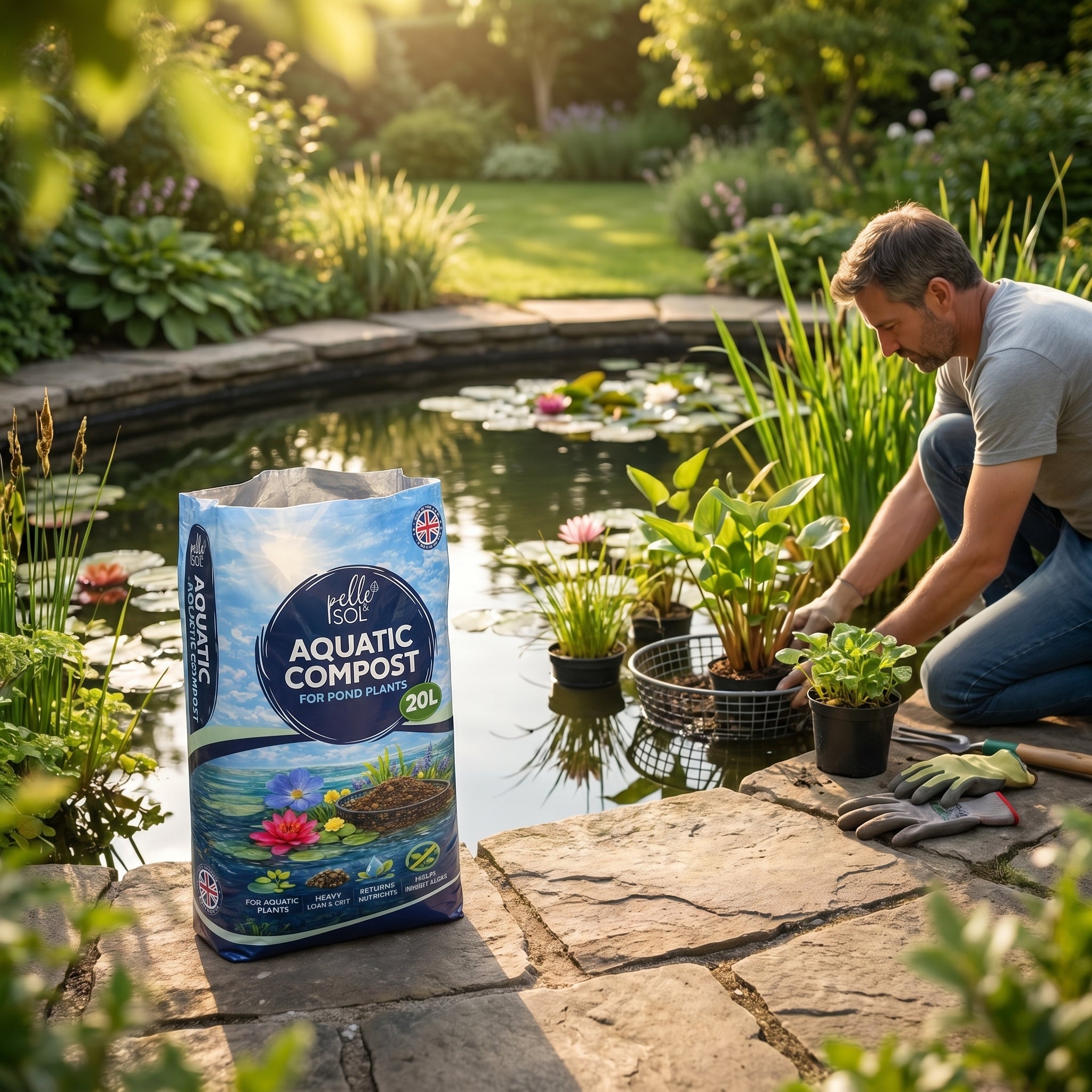 20L Aquatic Compost for Pond Plants