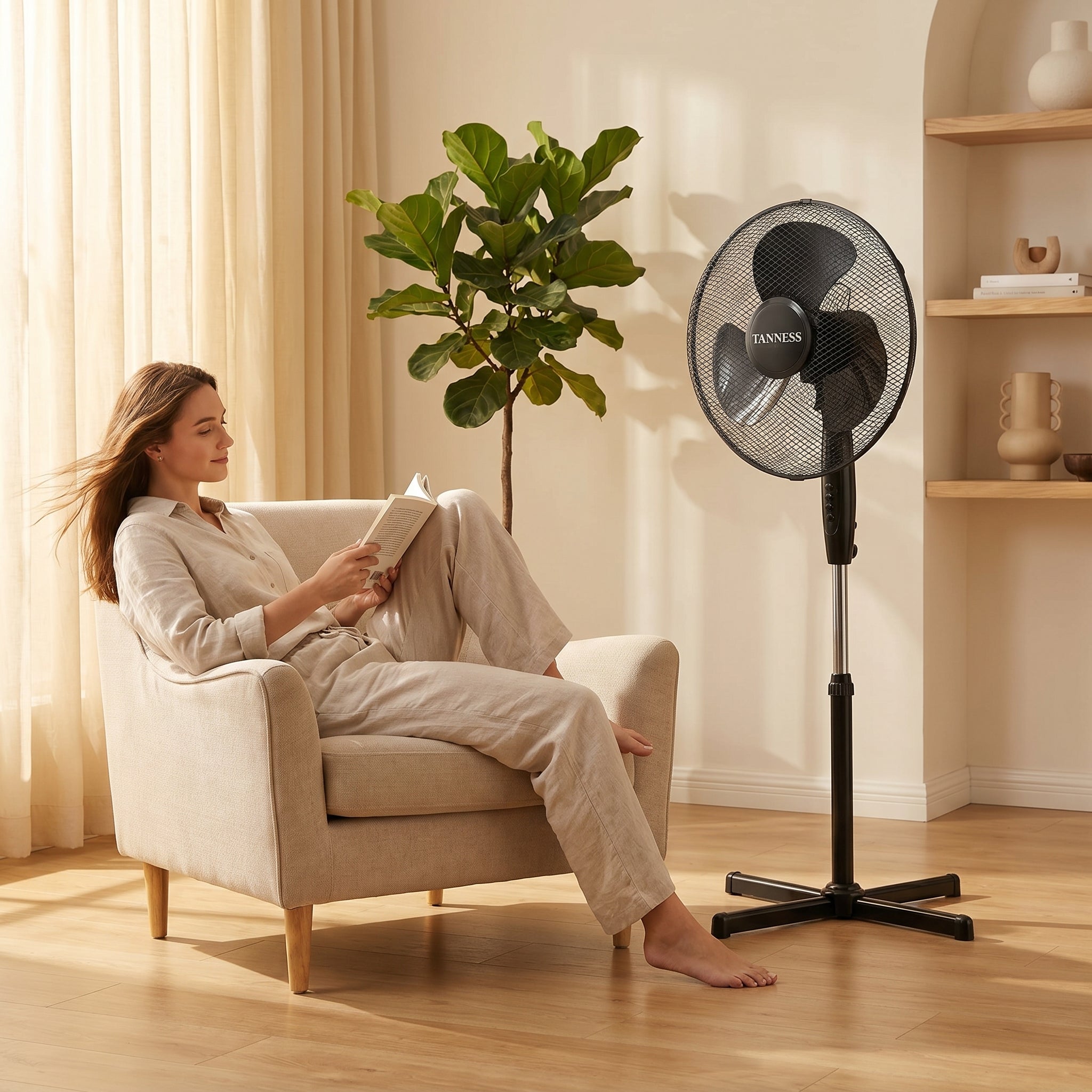 16 Oscillating Pedestal Fan