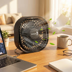 USB Desk Fan with 360° Rotation