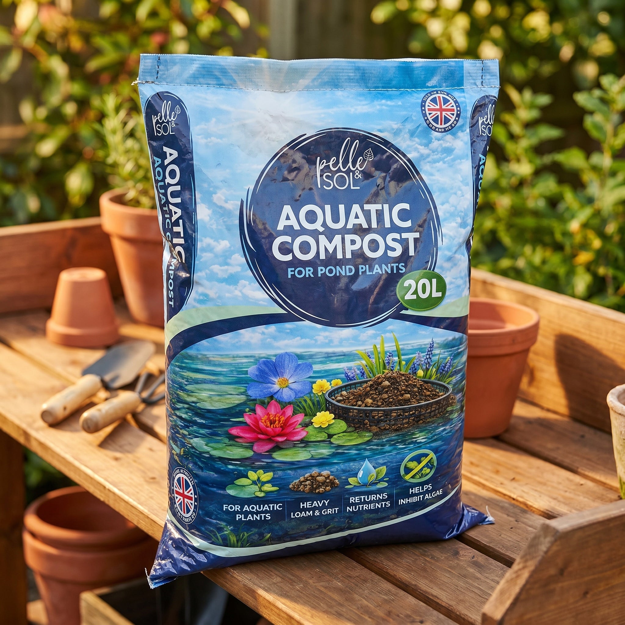 20L Aquatic Compost for Pond Plants