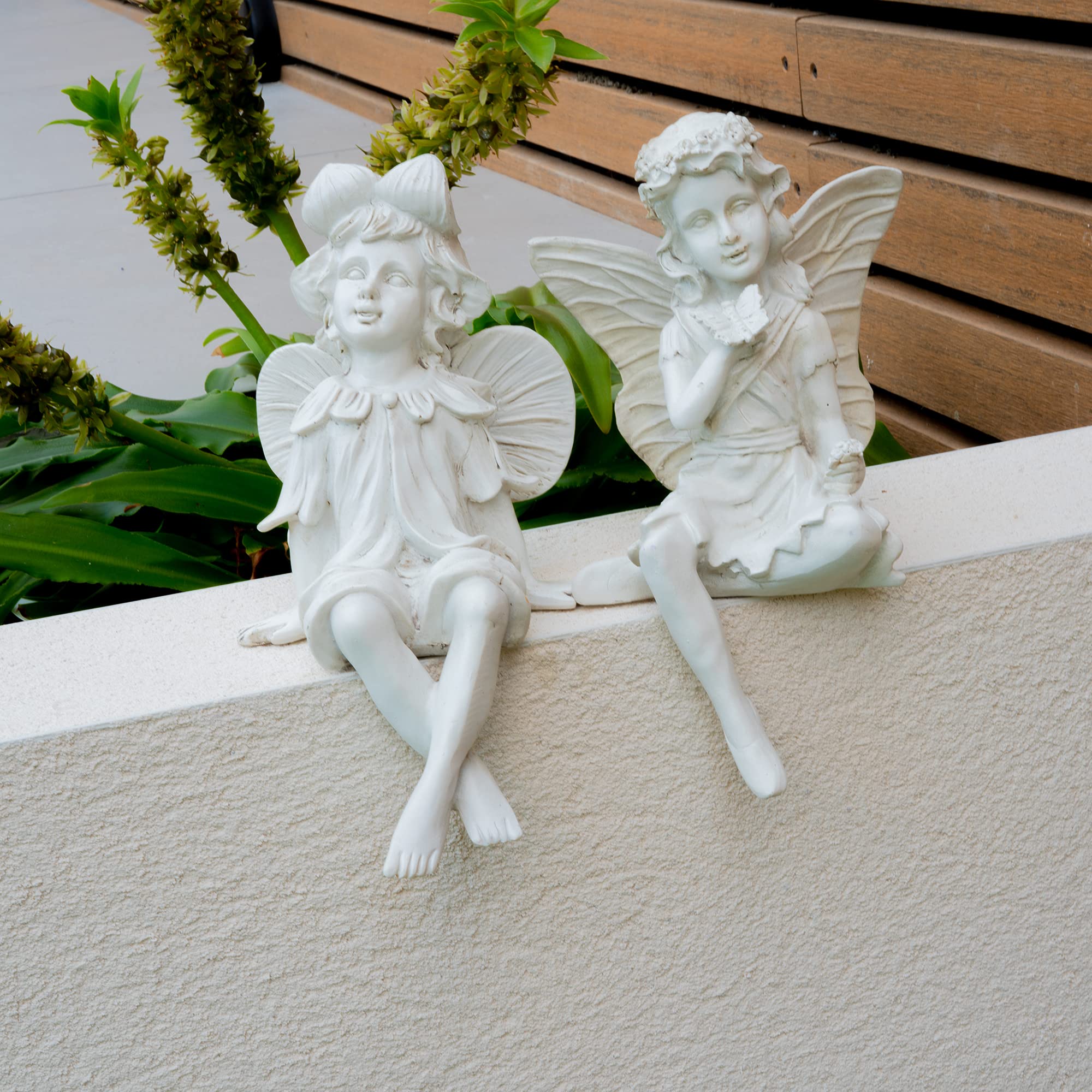 Angel Garden Statues Set