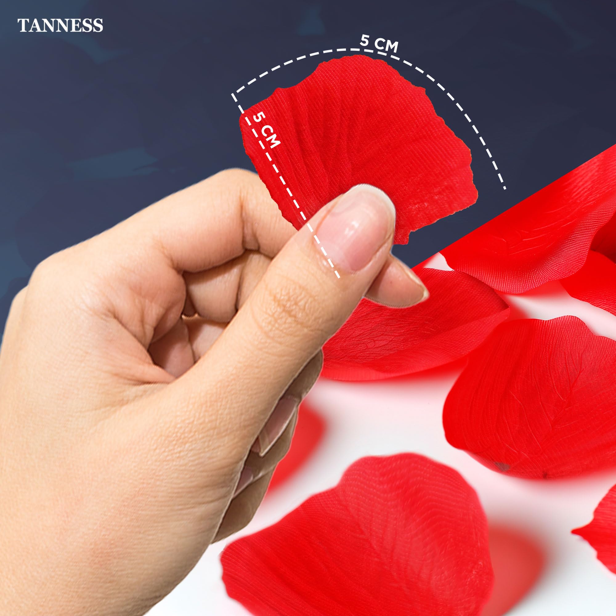 Realistic Decorative Rose Petals