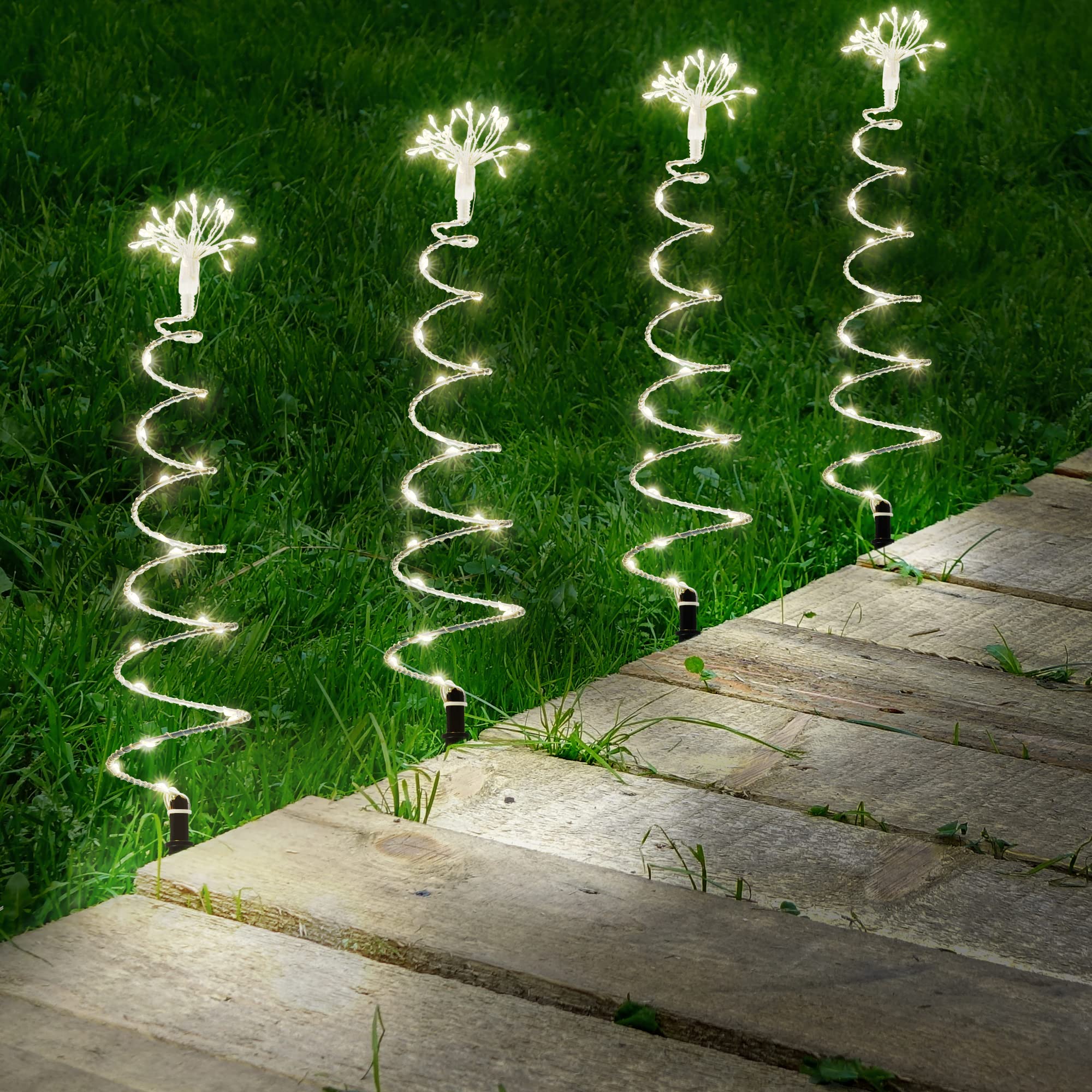 Effortless Festive Garden Pathway Lights