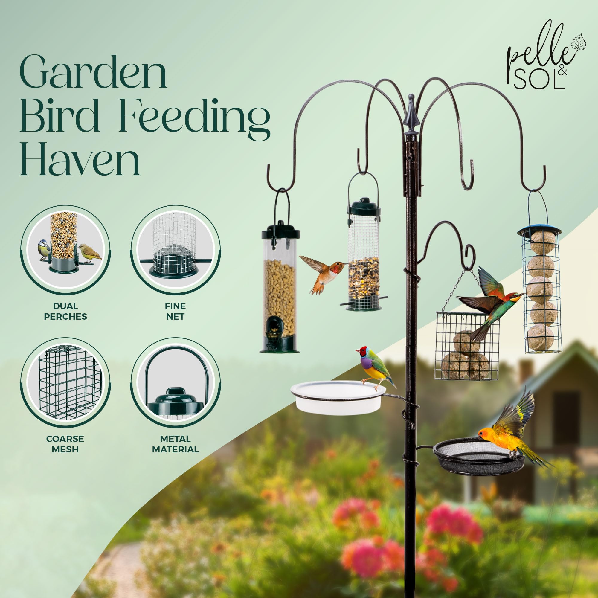 Outdoor Garden Bird Feeding Station