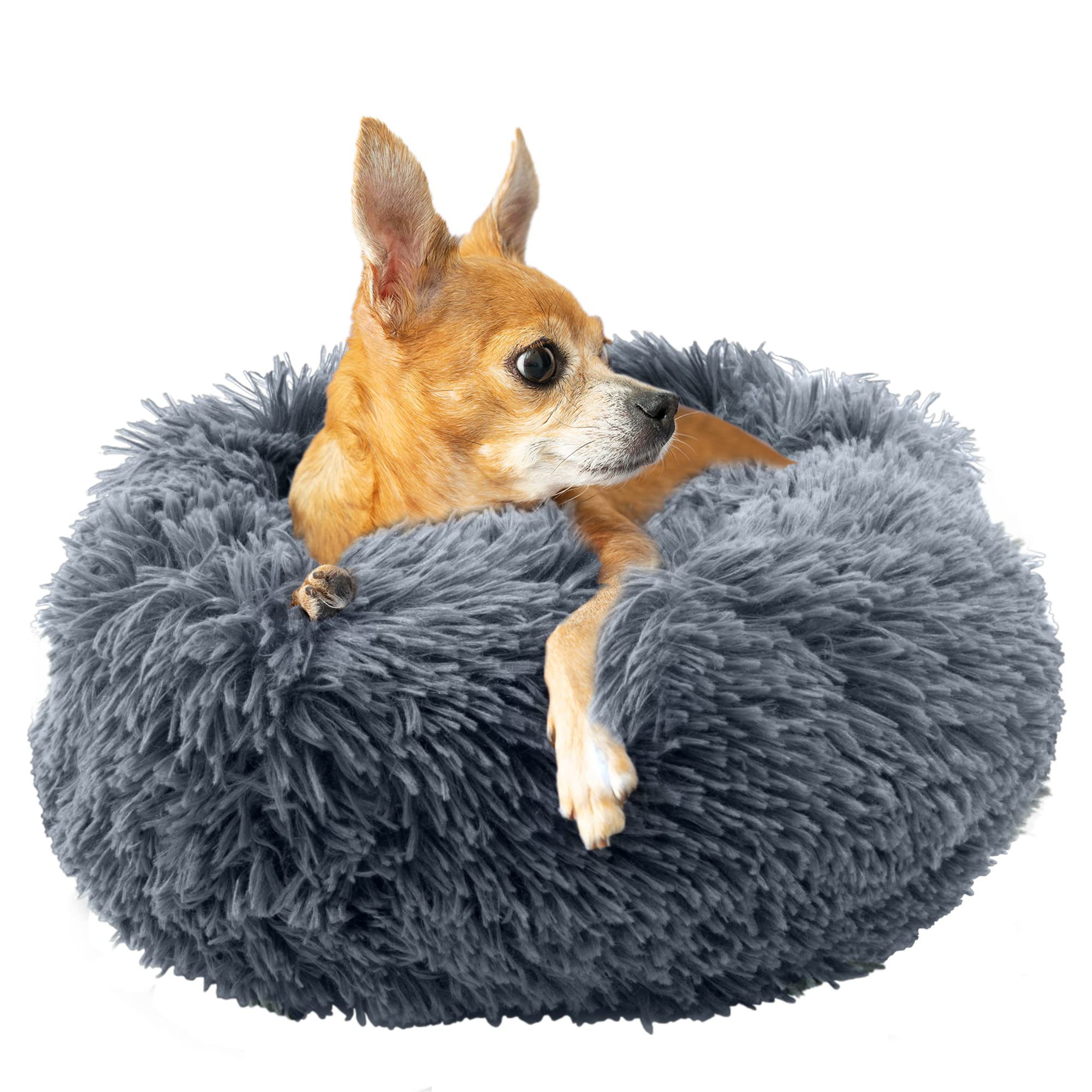 Plush Donut Pet Bed