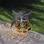 Decorative Owl Solar Lantern