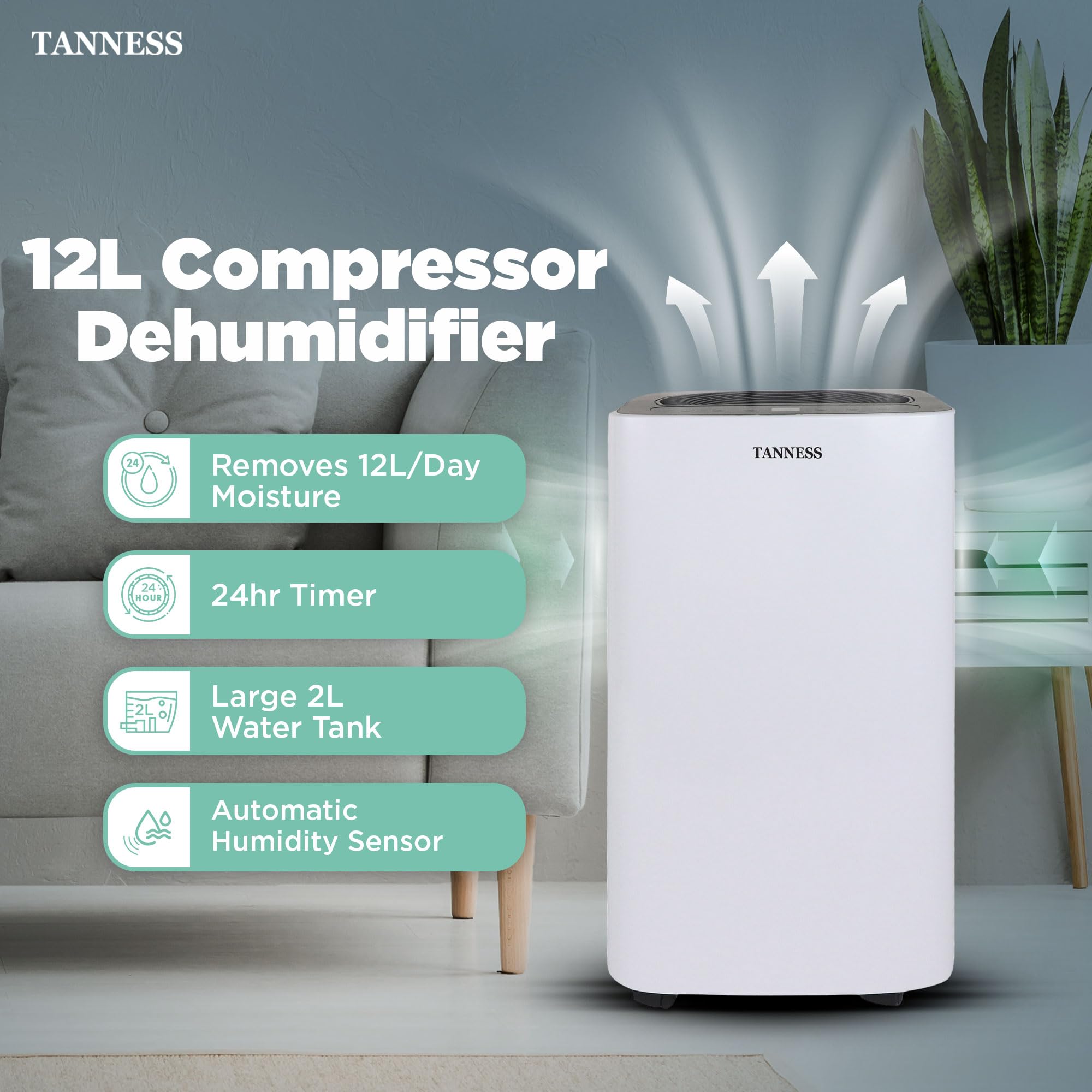 12L Electric Dehumidifier