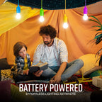 Colourful LED Pull Cord Lights