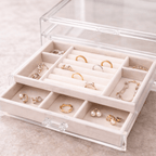 Acrylic Jewellery Organiser-Home & Living-Sasha Morel-Grey-DREIBACH