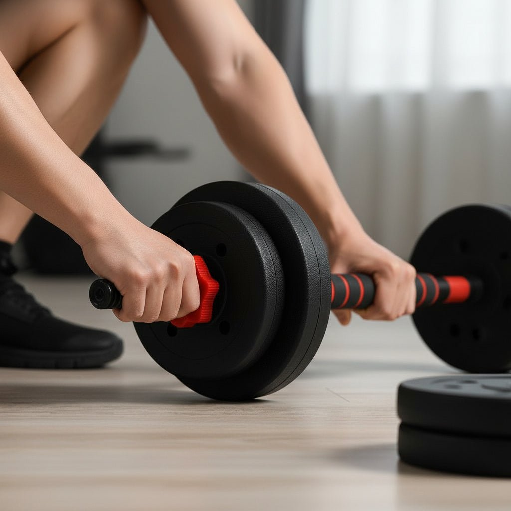 Adjustable Dumbbell & Barbell Set-Health & Wellness-TANNESS-10Kgs-DREIBACH